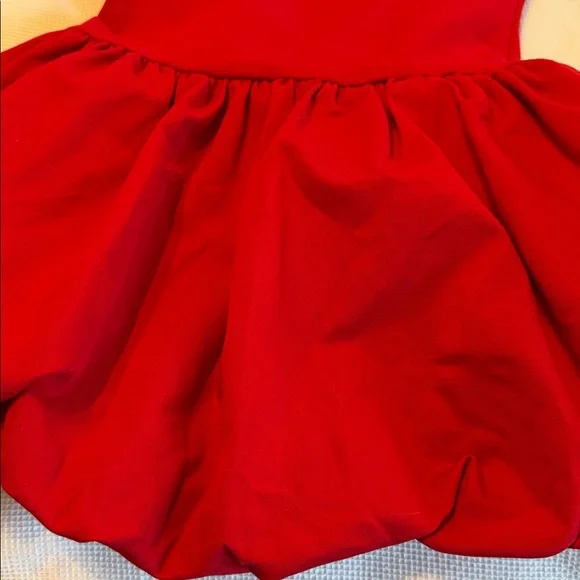 Aqua Ponte Mock Neck Bubble Red Mini Dress Size XS NWT - Picture 8 of 11